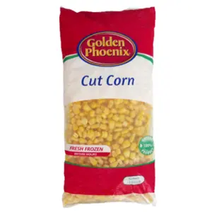 Bắp Mỹ Nguyên Hạt Đông Lạnh, Fresh Frozen Cut Corn, 2.2 lbs (1kg) - GOLDEN PHOENIX